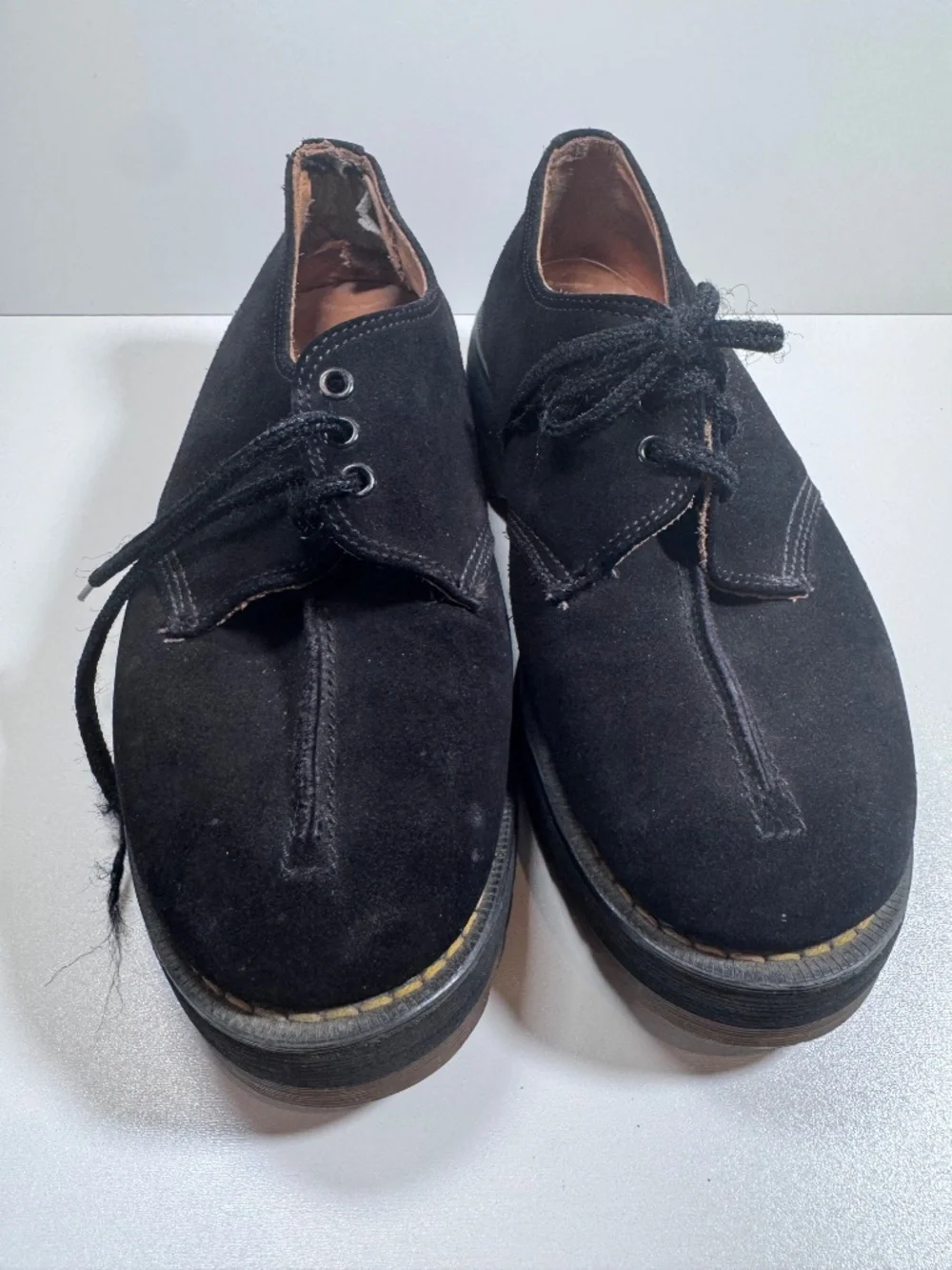 Dr. Martens 1461 Bex Suede Oxford Shoes Made in England UK 8 US 9 Vintage Grunge